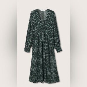 Mango Midi flare floral printed dress. M